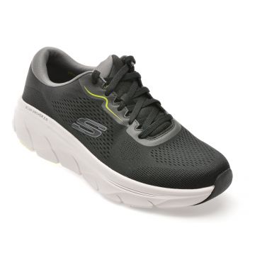 Pantofi sport SKECHERS negri, D LUX WALKER 2.0, din material textil