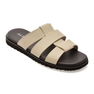 Papuci ALDO albi, LIGHT 121, din piele ecologica