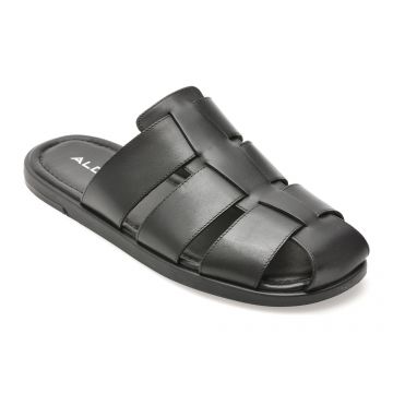 Papuci ALDO negri, MARAIS 001, din piele naturala