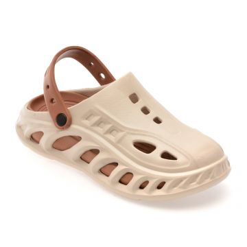 Papuci GRYXX bej, 20279, din pvc