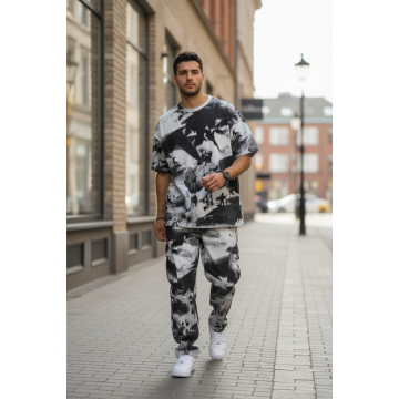 Trening barbati slim fit  Pantaloni + tricou   Y133 P18-4.3 Trening barbati slim fit  Pantaloni + tricou   Y133 P18-4.3