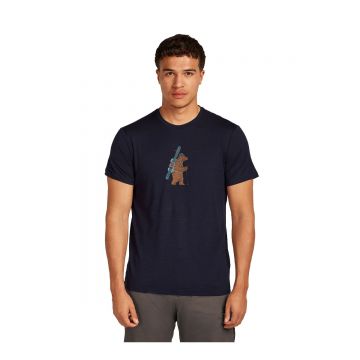Tricou Barbati Icebreaker 150 Tech Lite Ss Tee Bear Tour Midnight Navy Tricou Barbati Icebreaker 150 Tech Lite Ss Tee Bear Tour Midnight Navy