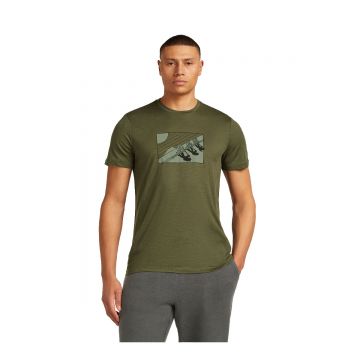 Tricou Barbati Icebreaker 150 Tech Lite Ss Tee Wild Pack Loden Tricou Barbati Icebreaker 150 Tech Lite Ss Tee Wild Pack Loden