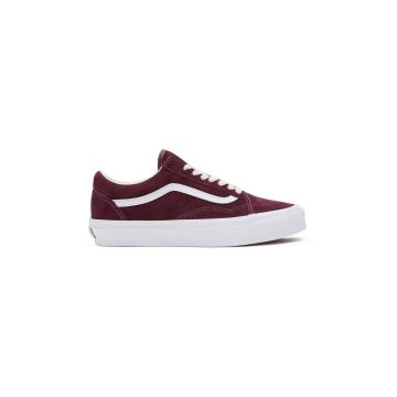 Vans tenisi din piele intoarsa Premium Standards Old Skool 36 culoarea bordo, VN000CNG4QU1 Vans tenisi din piele intoarsa Premium Standards Old Skool 36 culoarea bordo, VN000CNG4QU1
