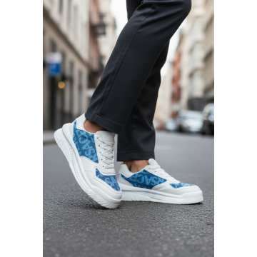 Adidasi barbati casual  albastri L76