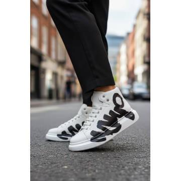 Adidasi barbati casual  albi 6620