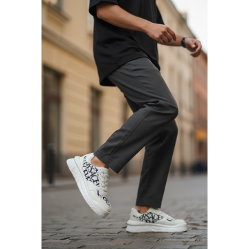 Adidasi barbati casual  albi L76  N12-4