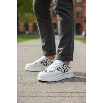 Adidasi barbati casual  albi L76