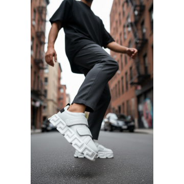 Adidasi barbati VSC Greca albi   cu arici 092