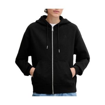 Bluza cu fermoar Calvin Klein ARCHIVE LOGO FRENCH TERRYFZ HOO