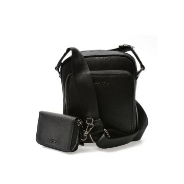 Borseta ALDO neagra, MAXIMILIAN 009, din piele ecologica