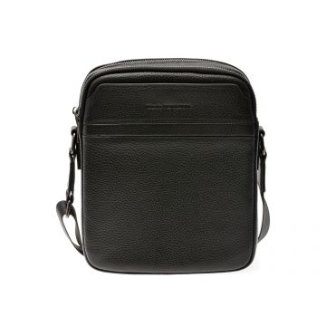 Borseta MARIO FERRETTI neagra, 2607, din piele naturala