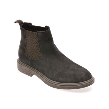 Ghete ALDO maro, ZEDDYY 201, din piele intoarsa