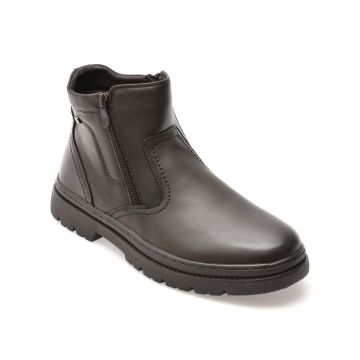 Ghete BITE THE BULLTET maro, K191, din piele naturala