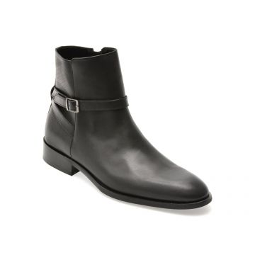 Ghete elegante ALDO negre, VISCO 004, din piele naturala