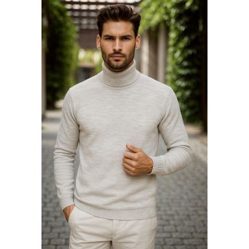 Helanca barbati slim fit bej 13416