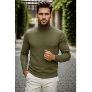 Helanca barbati slim fit kaki 13416