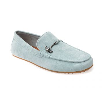 Mocasini eleganti ALDO albastri, WILBART 450, din piele intoarsa