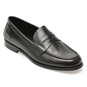 Mocasini eleganti ALDO negri, KEIFER 001, din piele naturala