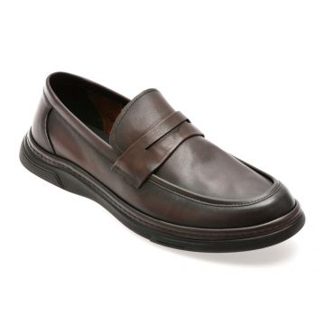 Mocasini EPICA maro, 3081, din piele naturala