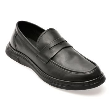 Mocasini EPICA negri, 3081, din piele naturala