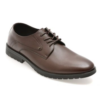 Pantofi eleganti BITE THE BULLET maro, 9551, din piele naturala