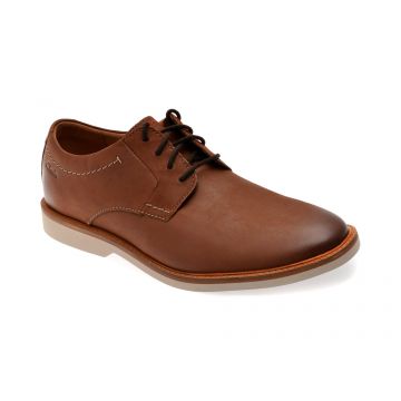 Pantofi eleganti CLARKS maro, ATTICUS LT LACE, din piele naturala