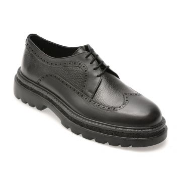 Pantofi GRYXX negri, 26530, din piele naturala