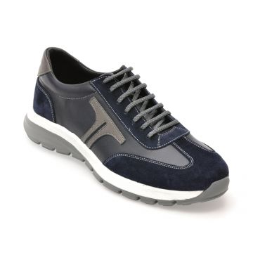 Pantofi sport BITE THE BULLET bleumarin, 22311, din piele naturala