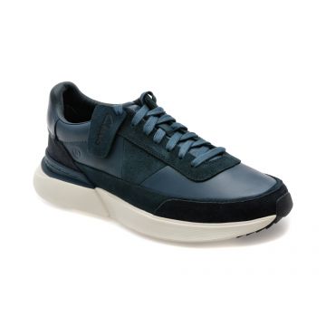 Pantofi sport CLARKS bleumarin, CRAFT PACE, din piele naturala