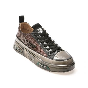 Pantofi sport GRYXX negri, 8005, din piele naturala