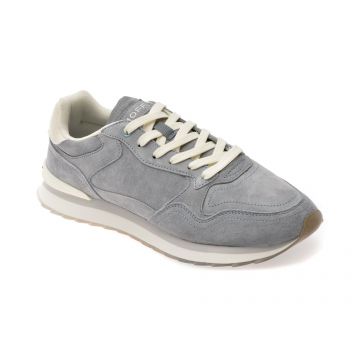 Pantofi sport HOFF albastri, MANCORA, din piele intoarsa