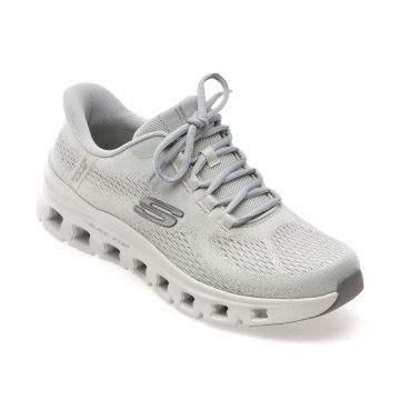 Pantofi sport SKECHERS gri, GLIDE-STEP PRO, din material textil