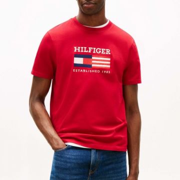 Tricou Tommy Hilfiger AMERICANA MONOTYPE FLAG BOX TEE
