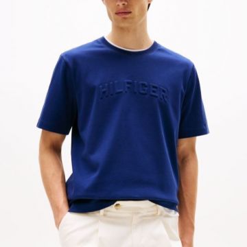 Tricou Tommy Hilfiger HILFIGER ARCH EMBOSSED TEE