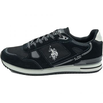 Pantofi sport barbati US POLO ASSN Wilde3 Suede-BLK FERRY4083W8SM1-BLK