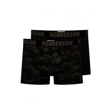 Boxeri (crac mai lung)Soul  2-pak gri - negru - Multicolor