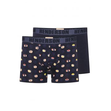 Boxeri (crac mai lung)Sushi  2-pak albastru inchis - Multicolor