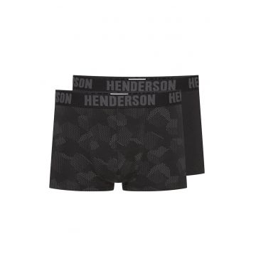 Boxeri Soul  set de 2 perechi negru - gri - Multicolor