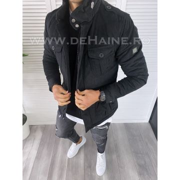 Geaca barbati groasa neagra B7162 D1-2