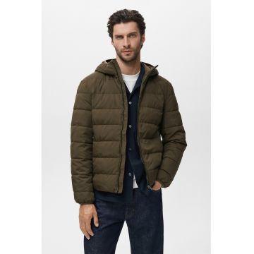 Geaca cu umplutura de puf - Kaki inchis