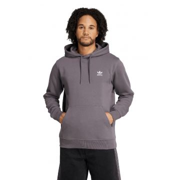 Hanorac cu buzunar kangaroo Essentials Trefoil - Gri inchis