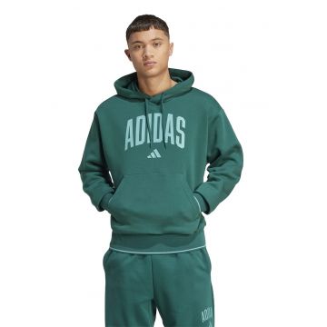 Hanorac cu buzunar kangaroo - Verde inchis