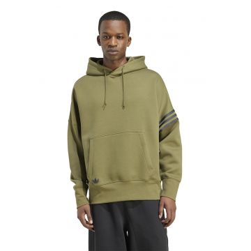 Hanorac lejer din amestec de bumbac - Verde masliniu