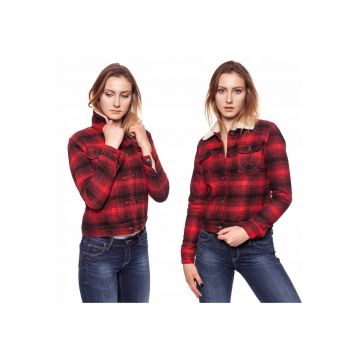 Jacheta De Tranzitie -  Jacheta Sherpa - Croi Normal - Inchidere: Nasturi - Compozitie Material: 87% Poliester - 13% Lana - Croi: Fara Gluga - M - Negru - 1 Bucata