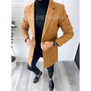 Palton barbati camel B6791