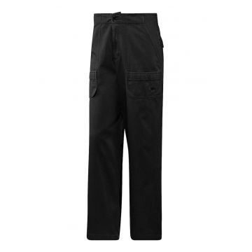 Pantaloni cargo cu talie inalta - Negru