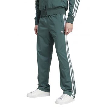 Pantaloni de trening cu slit cu fermoar la terminatii Firebird - Verde aquamarin