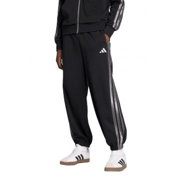 Pantaloni de trening lejeri cu segmente laterale contrastante - Negru/Argintiu