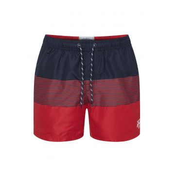 Pantaloni scurti de baie  Albastru rosu - Multicolor